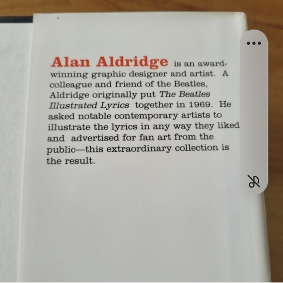 The Beatles Lyrics Hardcover Book & Bonus Beatles Pop up Book - Picture 7 of 16